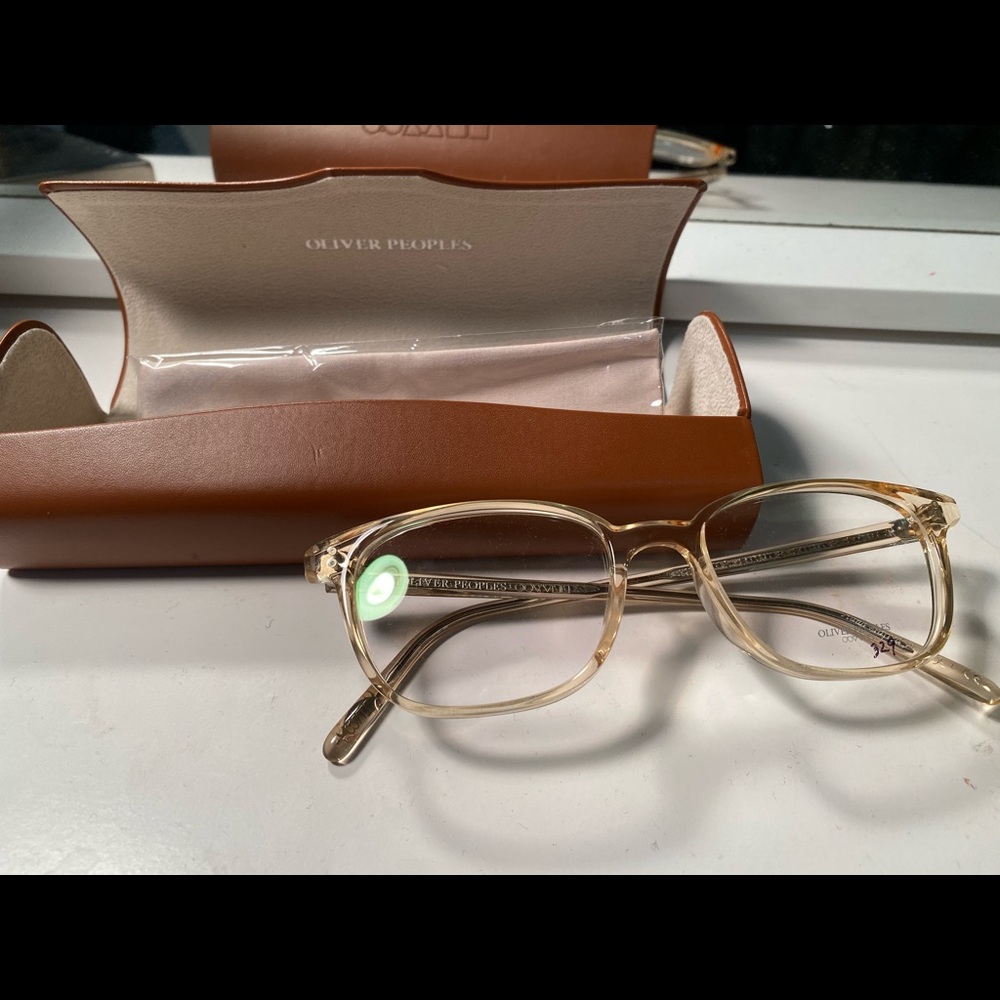 Oliver People’s Transparent Glasses